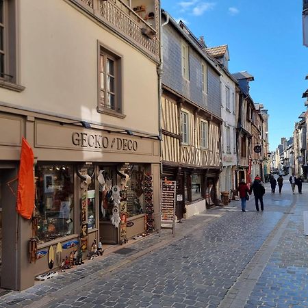 Apartamento La Vague - Breath Of Freshness In Center Of Honfleur - Free Parking 550M Exterior foto