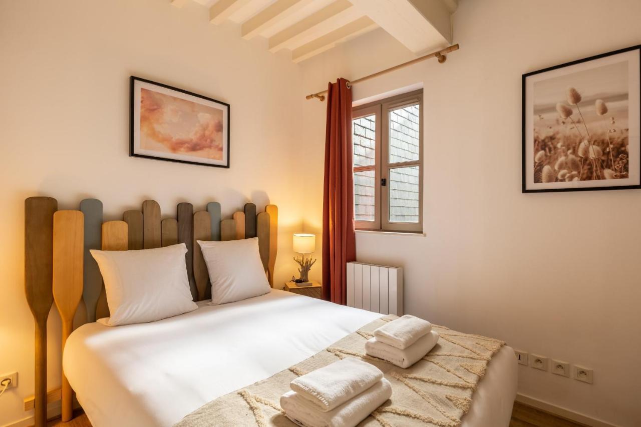 Apartamento La Vague - Breath Of Freshness In Center Of Honfleur - Free Parking 550M Exterior foto