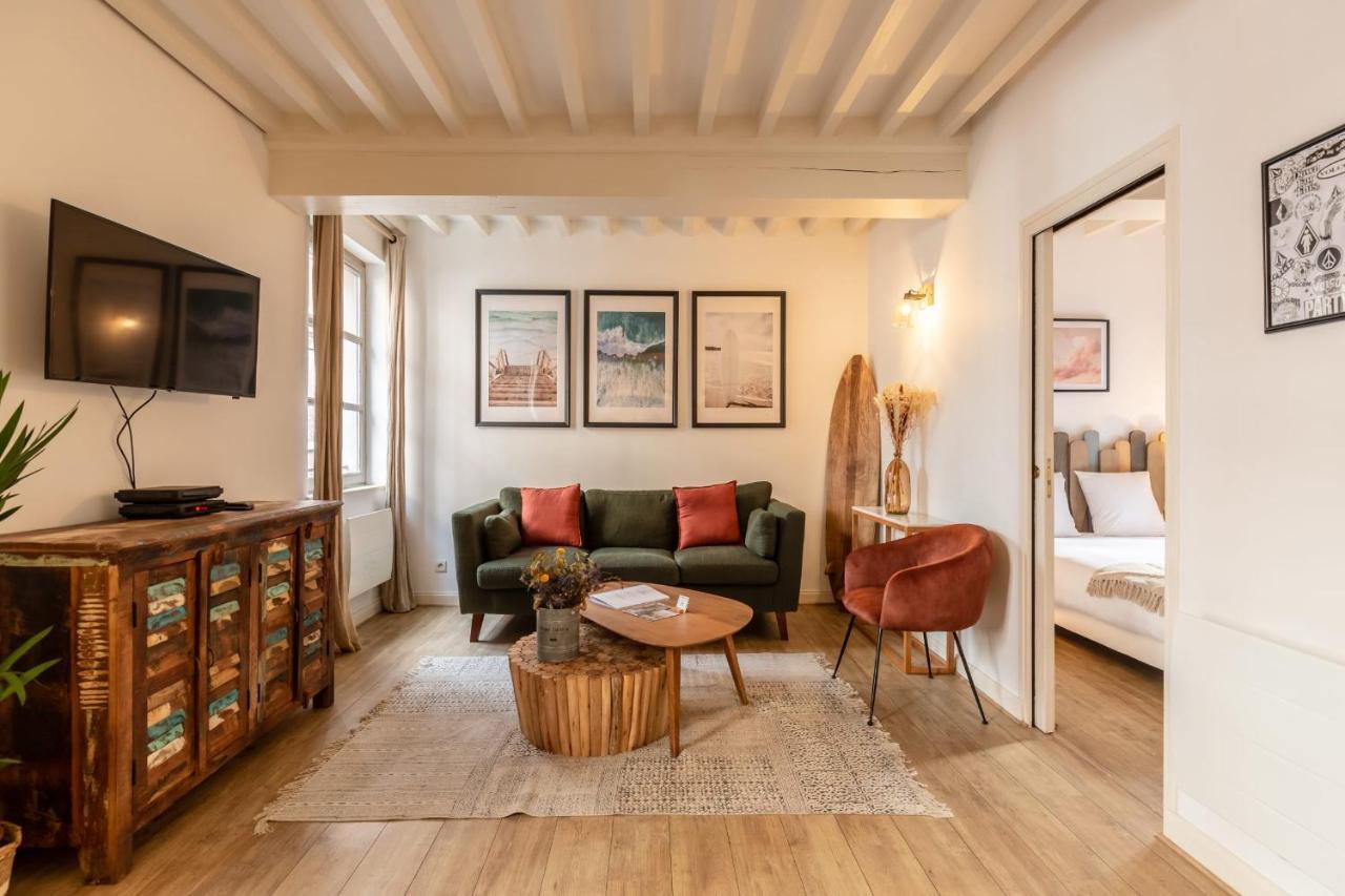 Apartamento La Vague - Breath Of Freshness In Center Of Honfleur - Free Parking 550M Exterior foto