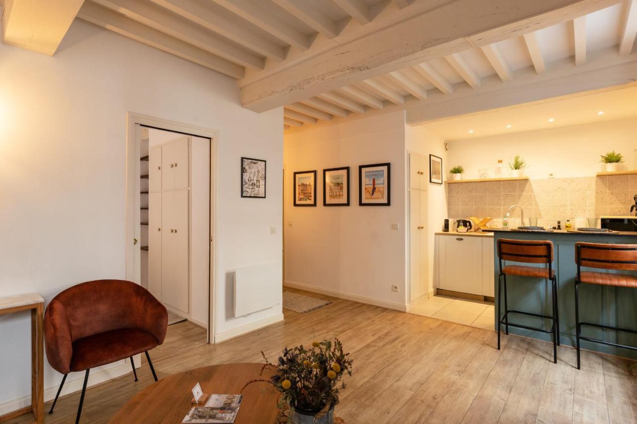 Apartamento La Vague - Breath Of Freshness In Center Of Honfleur - Free Parking 550M Exterior foto